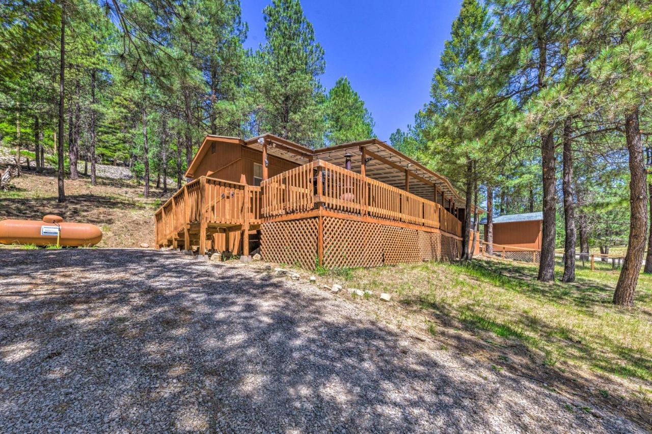 Quiet Cloudcroft Cabin With Porch And Gas Grill! Екстер'єр фото